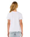Girls Hayley O T-Shirt in Optical White