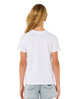 Girls Hayley O T-Shirt in Optical White