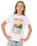 Girls Hayley O T-Shirt in Optical White