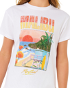 Girls Hayley O T-Shirt in Optical White