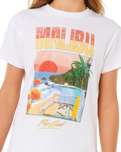 Girls Hayley O T-Shirt in Optical White