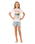 Girls Hayley O T-Shirt in Optical White