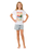 Girls Hayley O T-Shirt in Optical White