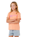 Girls Molokai T-Shirt in Salmon