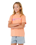Girls Molokai T-Shirt in Salmon