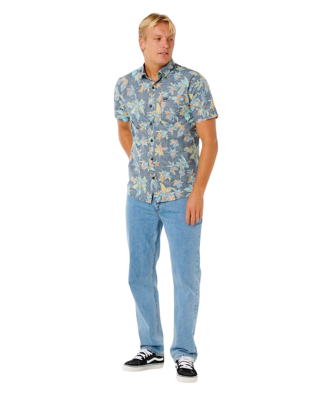 Sessions Shirt in Dark Navy