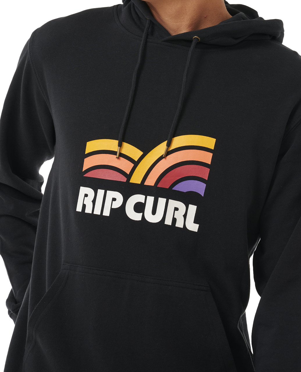 The Rip Curl Mens Surf Revival Capture Hoodie in Black