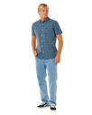 Sessions Aerotech Shirt in Blue Lagoon