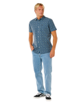Sessions Aerotech Shirt in Blue Lagoon