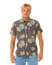 The Rip Curl Mens Sessions Aerotech Shirt in Black