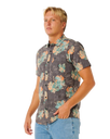 The Rip Curl Mens Sessions Aerotech Shirt in Black