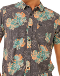 The Rip Curl Mens Sessions Aerotech Shirt in Black