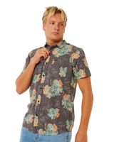 The Rip Curl Mens Sessions Aerotech Shirt in Black
