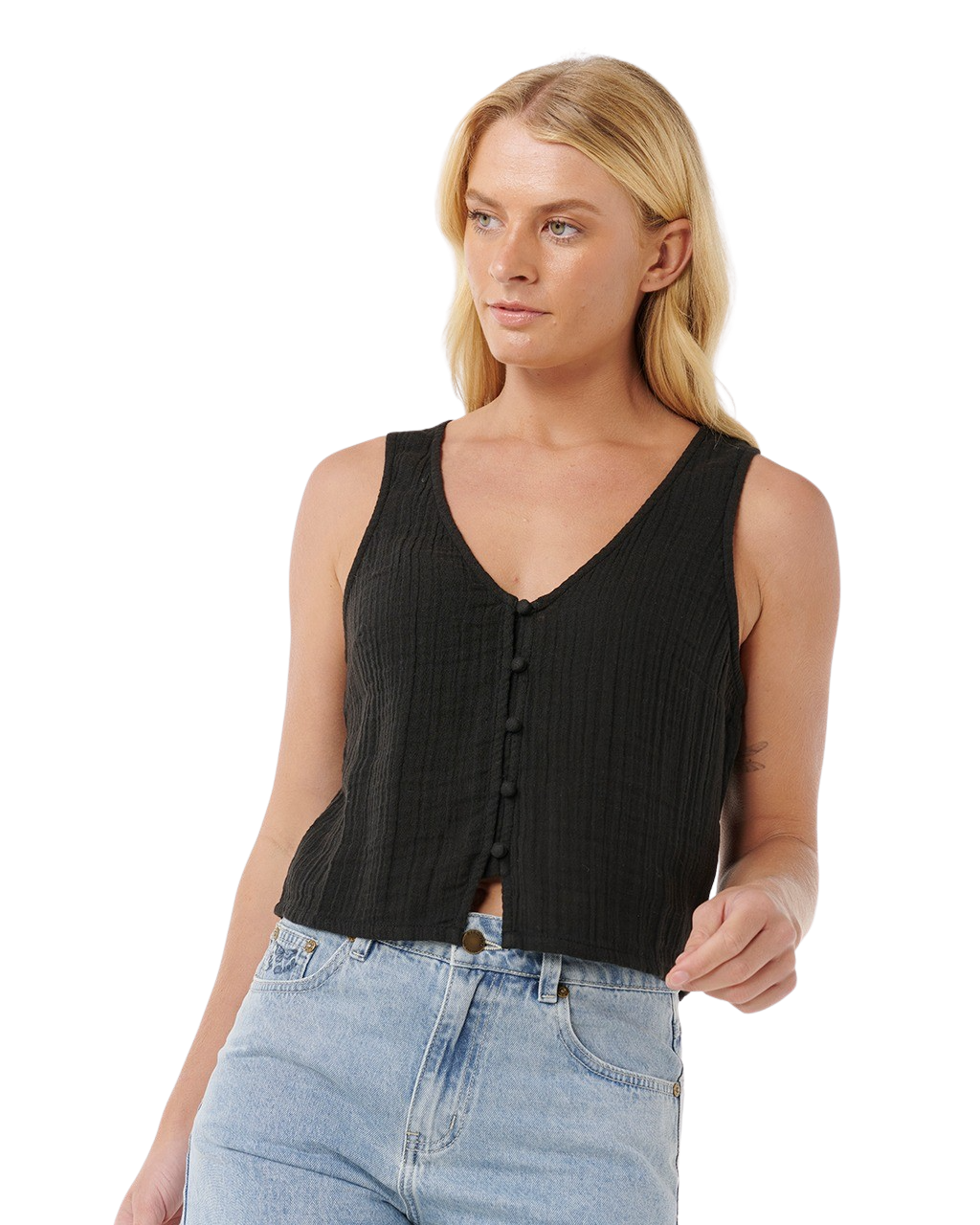 Premium Surf Top in Black
