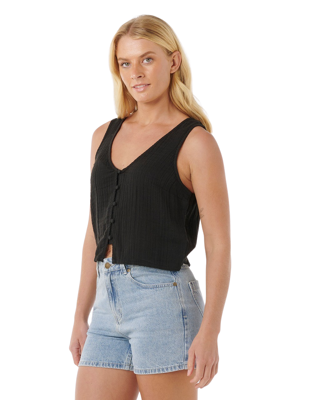 Premium Surf Top in Black