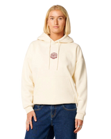 Icons Of Surf Heritage Hoodie in Bone & Dark Plum