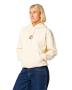 Icons Of Surf Heritage Hoodie in Bone & Dark Plum