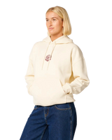 Icons Of Surf Heritage Hoodie in Bone & Dark Plum