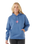The Rip Curl Womens Icons Of Surf Heritage Hoodie in Moonlight Blue