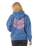 The Rip Curl Womens Icons Of Surf Heritage Hoodie in Moonlight Blue