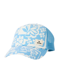 Mixed Yardage Trucker Cap in Blissful Blue