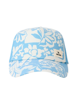 Mixed Yardage Trucker Cap in Blissful Blue