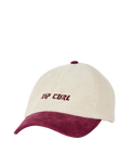 Icons Cord Cap in Maroon