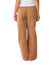 The Rip Curl Womens Bossa Nova Twill Wide Leg Trousers in Brown