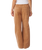 The Rip Curl Womens Bossa Nova Twill Wide Leg Trousers in Brown