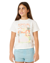 Girls Half Moon Bay Relaxed T-Shirt in Bone