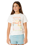 Girls Half Moon Bay Relaxed T-Shirt in Bone
