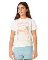 Girls Half Moon Bay Relaxed T-Shirt in Bone