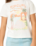 Girls Half Moon Bay Relaxed T-Shirt in Bone