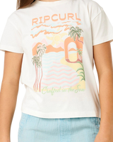 Girls Half Moon Bay Relaxed T-Shirt in Bone