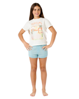 Girls Half Moon Bay Relaxed T-Shirt in Bone