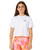 Girls Catalina Island Crop T-Shirt in White