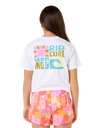 Girls Catalina Island Crop T-Shirt in White