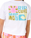 Girls Catalina Island Crop T-Shirt in White