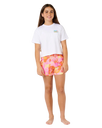 Girls Catalina Island Crop T-Shirt in White
