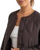 Escapade Quilted Jacket in Dark Oak