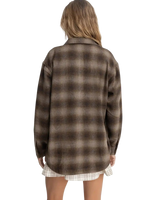 Mazzy Shacket in Cedar