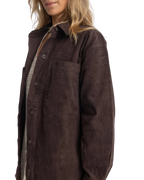 Mono Lake Shacket in Chocolate