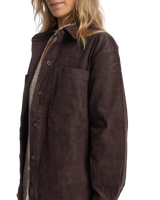 Mono Lake Shacket in Chocolate