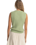 Shell Beach Vest in Sage