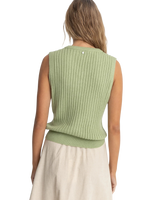 Shell Beach Vest in Sage