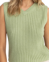 Shell Beach Vest in Sage