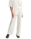 Dune Wide Leg Knit Trousers in White