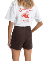 Fatigue Corduroy Shorts in Chocolate