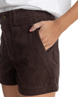 Fatigue Corduroy Shorts in Chocolate