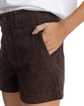 Fatigue Corduroy Shorts in Chocolate